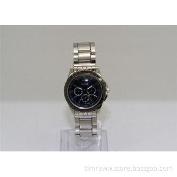 Luminous hands Business Metal Japan Analog Quartz Watch wit